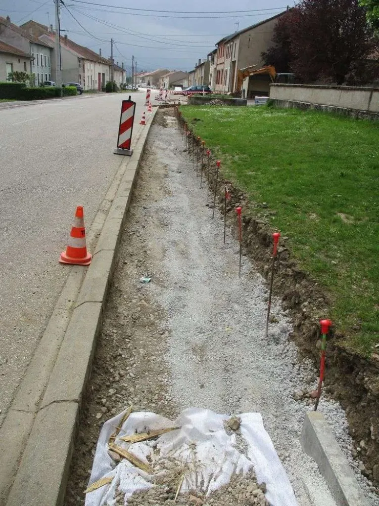 Travaux de voirie Manhoué