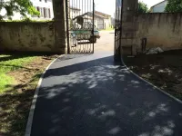 Réalisation d’une entrée enrobée privative (8)
